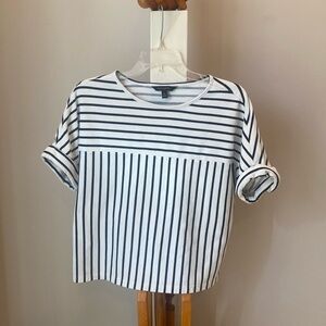 Banana Republic striped short sleeve top